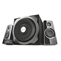 Trust Tytan 2.1 - Set de Altavoces de Ordenador (2.1- subwoofer de 120 W)- Negro